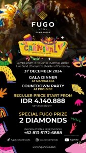 Rayakan Tahun Baru dengan Karnaval Rio di FUGO Hotel Samarinda, Ada Hadiah Spesial!