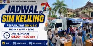 Jadwal SIM Keliling Samarinda 2026, Catat Lokasi Layanan Perpanjangan SIM A dan C Setiap Hari
