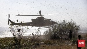 Kantor SAR Maumere Distribusikan Nakes Pakai Helikopter ke Lokasi Gempa Manggarai Timur