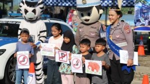 Ditlantas Polda Kaltara Gelar Polantas Karib Expo dan CFD: Edukasi Keselamatan dan Dekat dengan Masyarakat